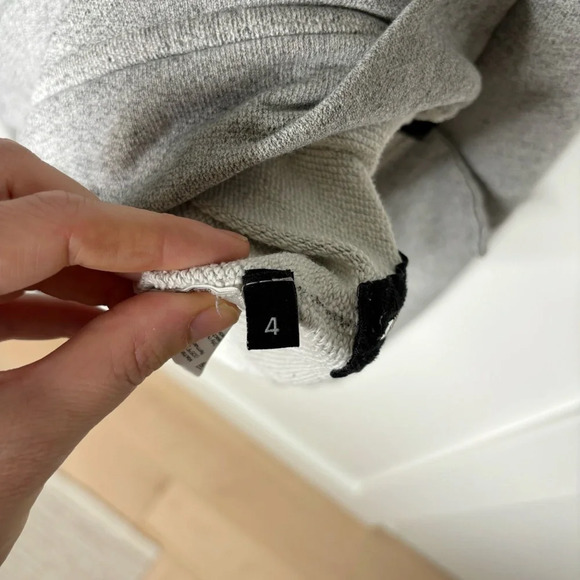 John Elliott Villain Crewneck Sweatshirt Gray Size 4 Unisex - Picture 12 of 14